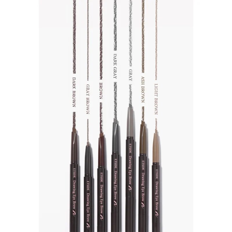 ETUDE Drawing Eye Brow svinčnik za obrvi s krtačko odtenek #1 Dark Brown 025 g