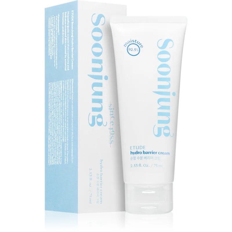 ETUDE SoonJung Hydro Barrier Cream vlažilna krema s pomirjajočim učinkom 75 ml