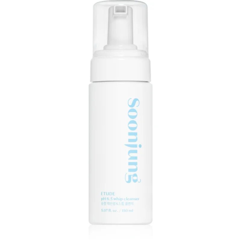 ETUDE SoonJung pH 6.5 Whip Cleanser nežna čistilna pena za občutljivo in razdraženo kožo 150 ml