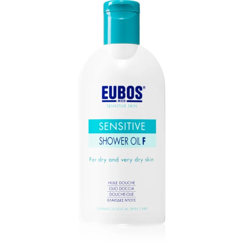 Eubos Sensitive olje za prhanje za suho do zelo suho kožo 200 ml