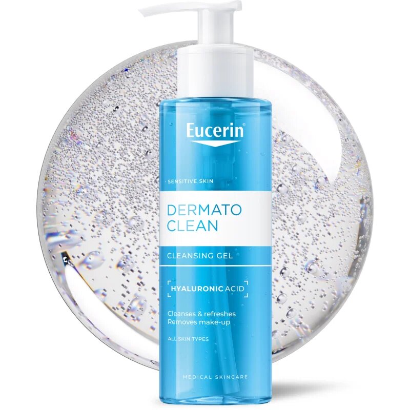 Eucerin DermatoClean čistilni gel za obraz z vlažilnim učinkom 200 ml
