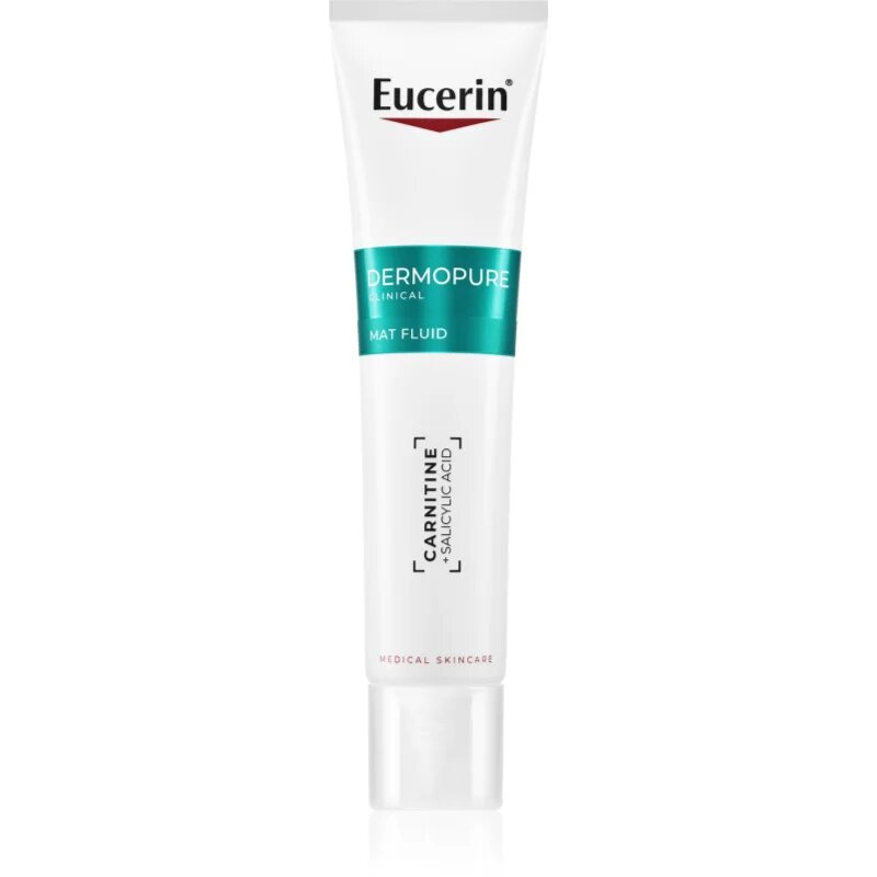 Eucerin DermoPure Clinical Mat Fluid matirajoči fluid proti nepravilnostim na aknasti koži 40 ml