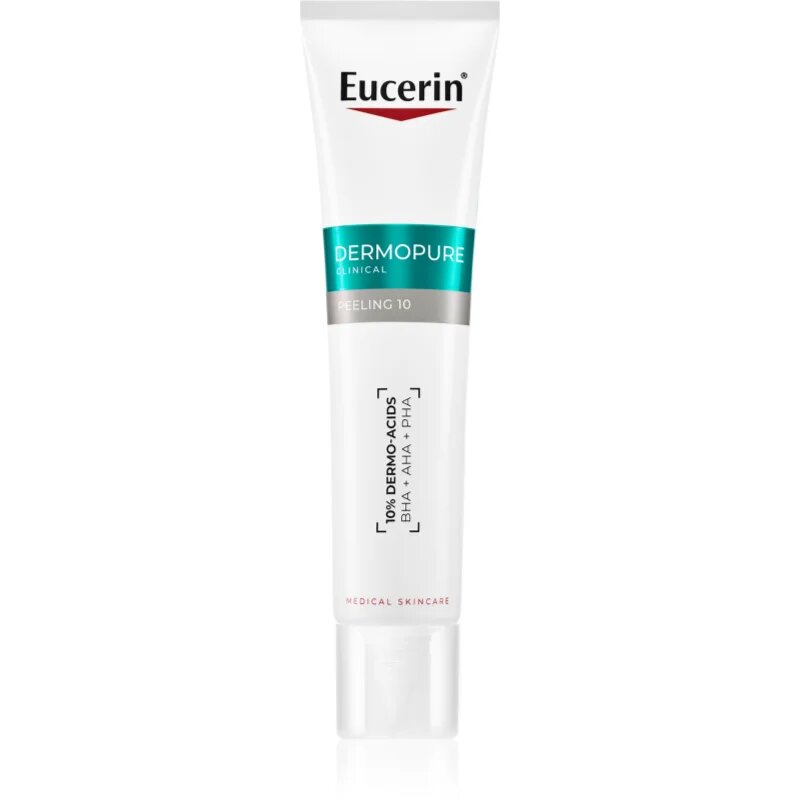 Eucerin DermoPure Clinical Peeling 10 nočna piling krema za problematično kožo akne 40 ml