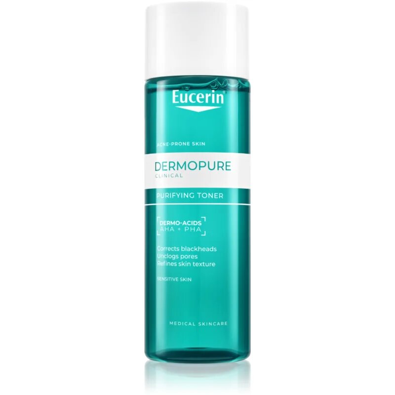 Eucerin DermoPure Clinical Purifying Toner čistilni tonik proti nepravilnostim na aknasti koži 200 ml