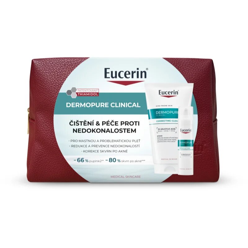 Eucerin DermoPure Clinical Triple Action darilni set za ženske