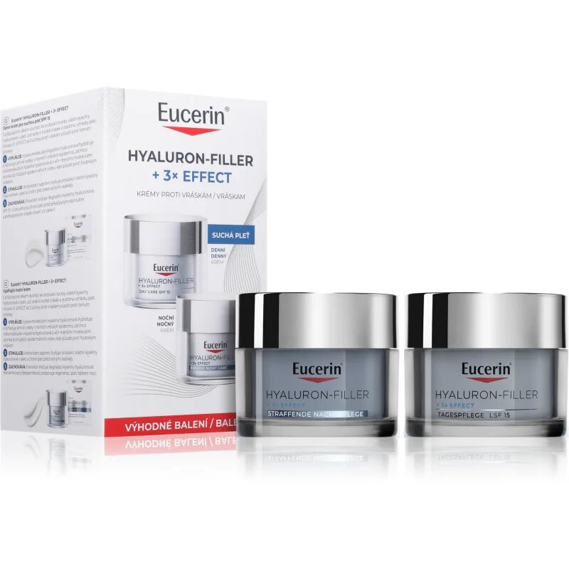 Eucerin Hyaluron-Filler + 3x Effect nega proti gubam ugodno pakiranje