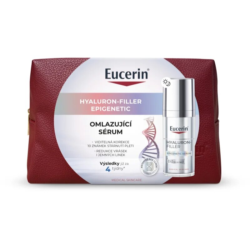 Eucerin Hyaluron-Filler Epigenetic pomlajevalni serum kozmetična torbica