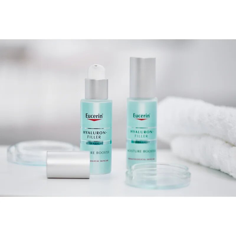 Eucerin Hyaluron-Filler Moisture Booster lahki serum za intenzivno hidracijo 30 ml