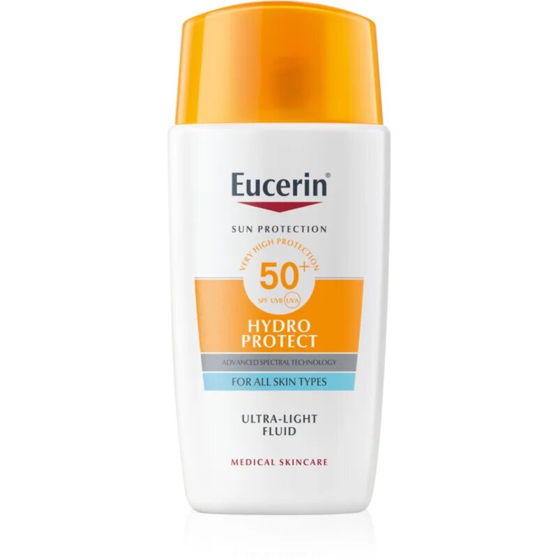 Eucerin Hydro Protect Ultra Light Fluid SPF 50+ fluid za sončenje za obraz SPF 50+ 50 ml