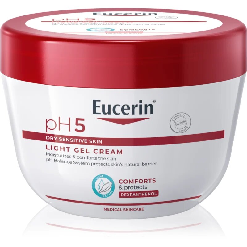 Eucerin pH5 Light Gel Cream lahka gelasta krema za občutljivo kožo 350 ml