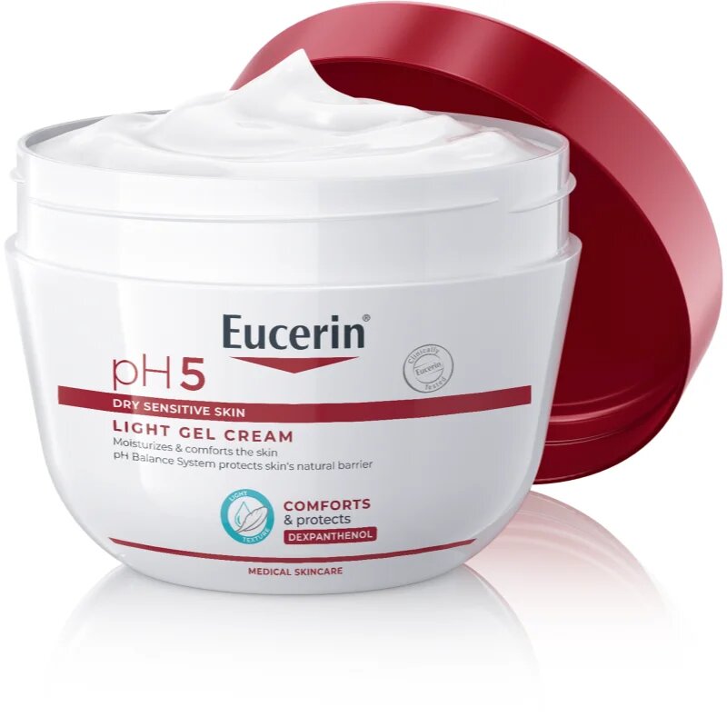 Eucerin pH5 Light Gel Cream lahka gelasta krema za občutljivo kožo 350 ml