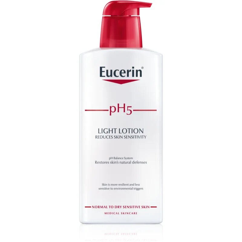 Eucerin pH5 Light Lotion lahek losjon za telo za suho in občutljivo kožo 400 ml