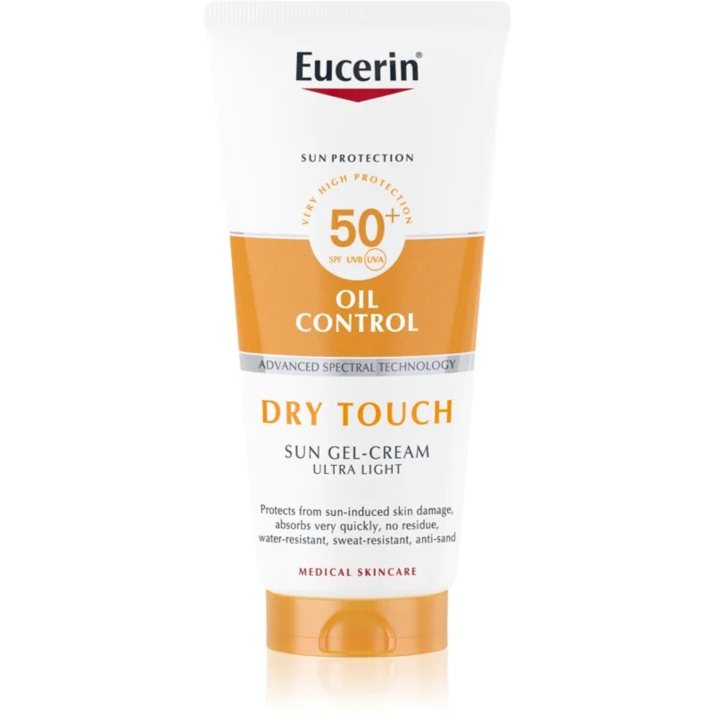 Eucerin Sun Oil Control kremast gel za sončenje SPF 50+ 200 ml