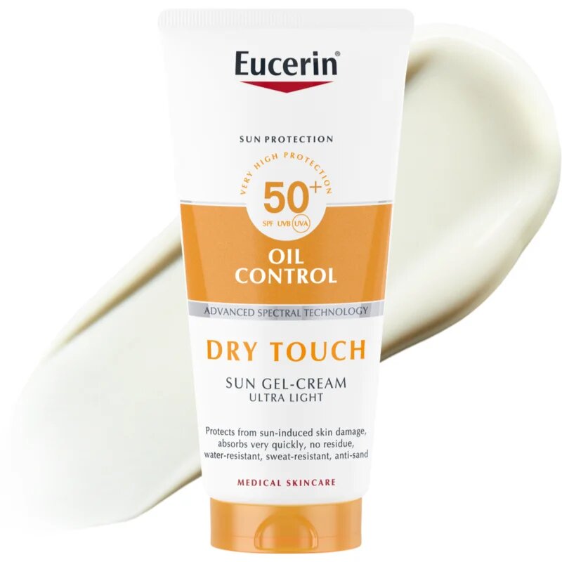 Eucerin Sun Oil Control kremast gel za sončenje SPF 50+ 200 ml