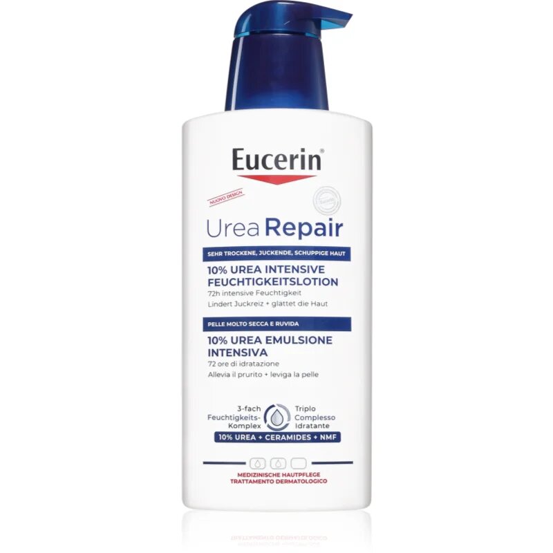 Eucerin UreaRepair PLUS losjon za telo za suho in razdraženo kožo 10% Urea 400 ml