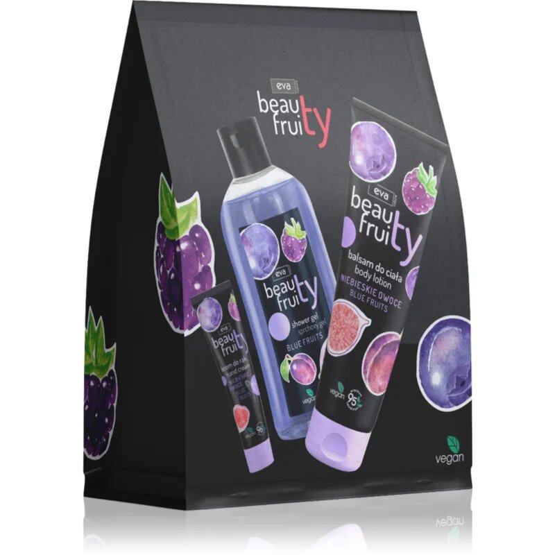 Eva Natura Beauty Fruity Blue Fruits darilni set za roke in telo
