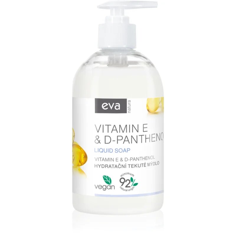 Eva Natura Vitamin E & D-Panthenol tekoče milo za roke 500 ml