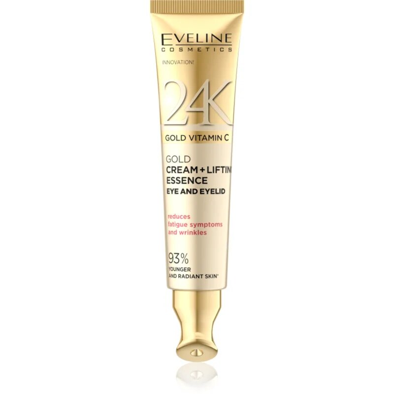 Eveline Cosmetics 24k Gold & Caviar 24K Gold Vitamin C učvrstitvena krema za predel okoli oči 15 ml