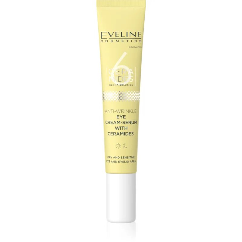 Eveline Cosmetics 6 Ceramides krema proti gubam za predel okoli oči s ceramidi 20 ml