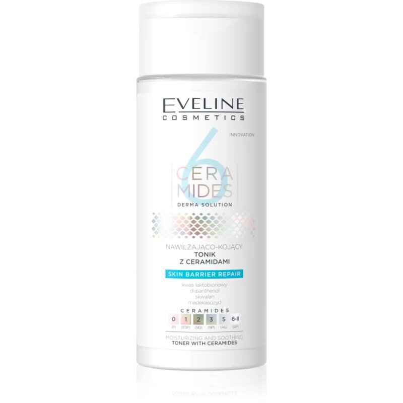 Eveline Cosmetics 6 Ceramides mehčalni in vlažilni tonik s ceramidi 150 ml