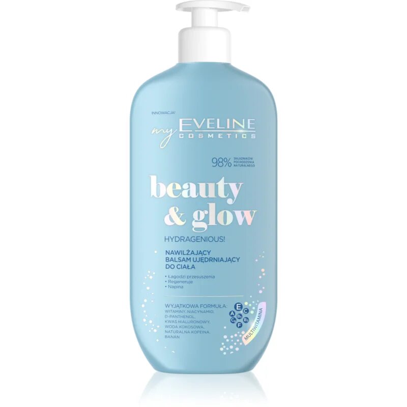 Eveline Cosmetics Beauty & Glow Hydragenious! vlažilni in učvrstitveni losjon za telo 350 ml