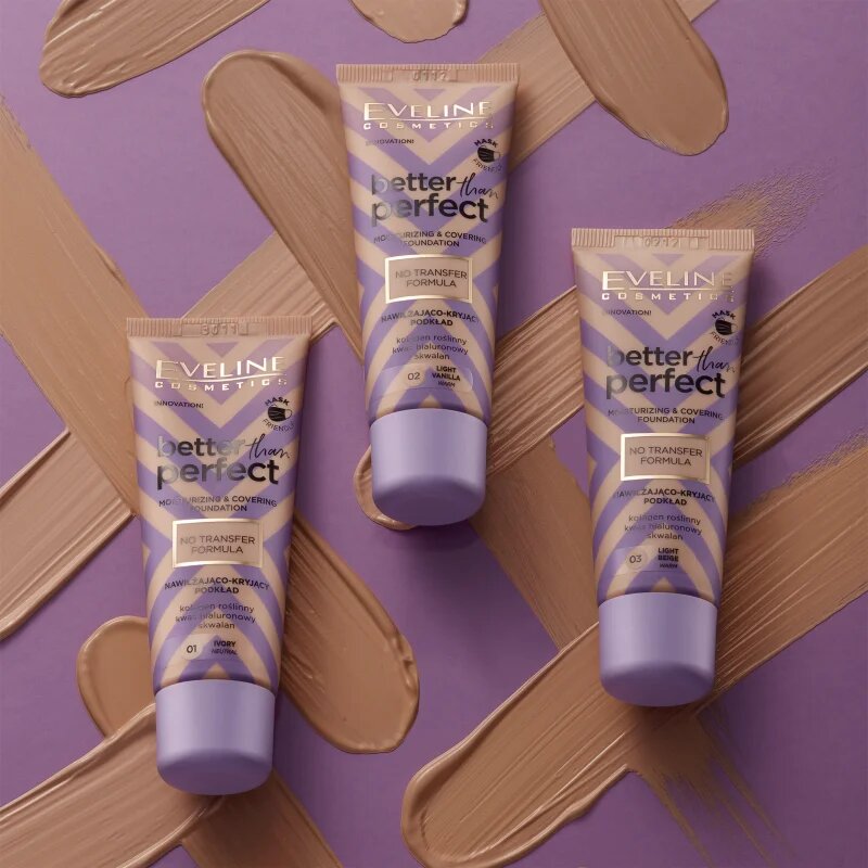 Eveline Cosmetics Better than Perfect Foundation prekrivni tekoči puder z vlažilnim učinkom odtenek 04 Natural Beige Neutral 30 ml
