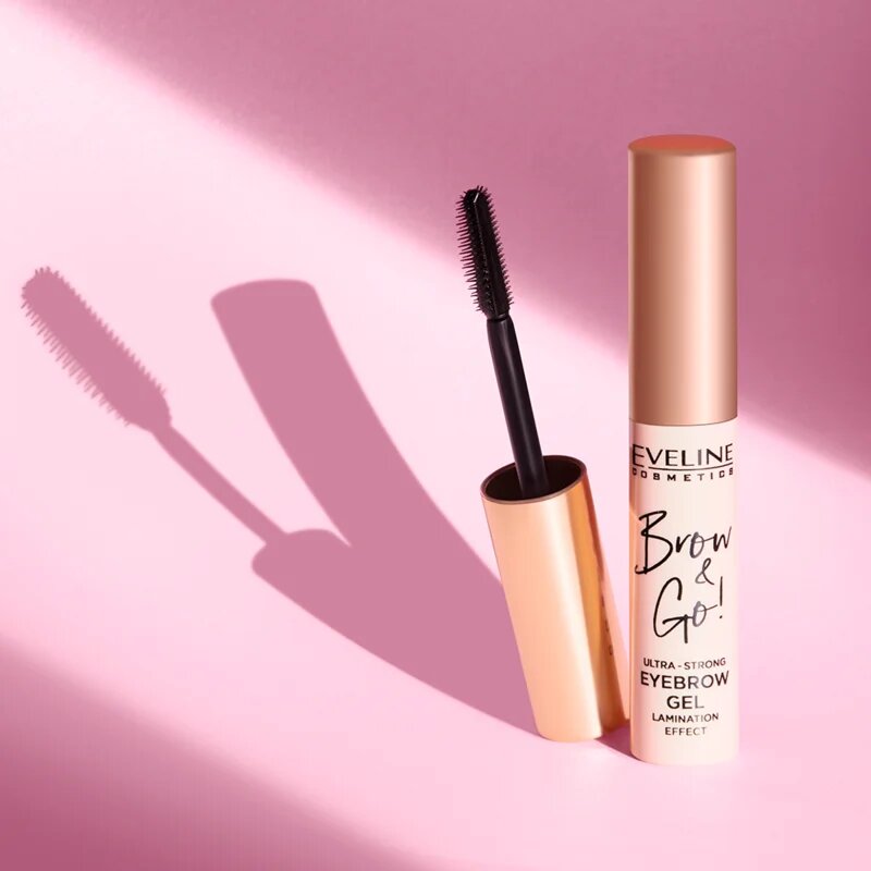 Eveline Cosmetics Brow & Go! gel za obrvi z ekstra močnim utrjevanjem 6 ml