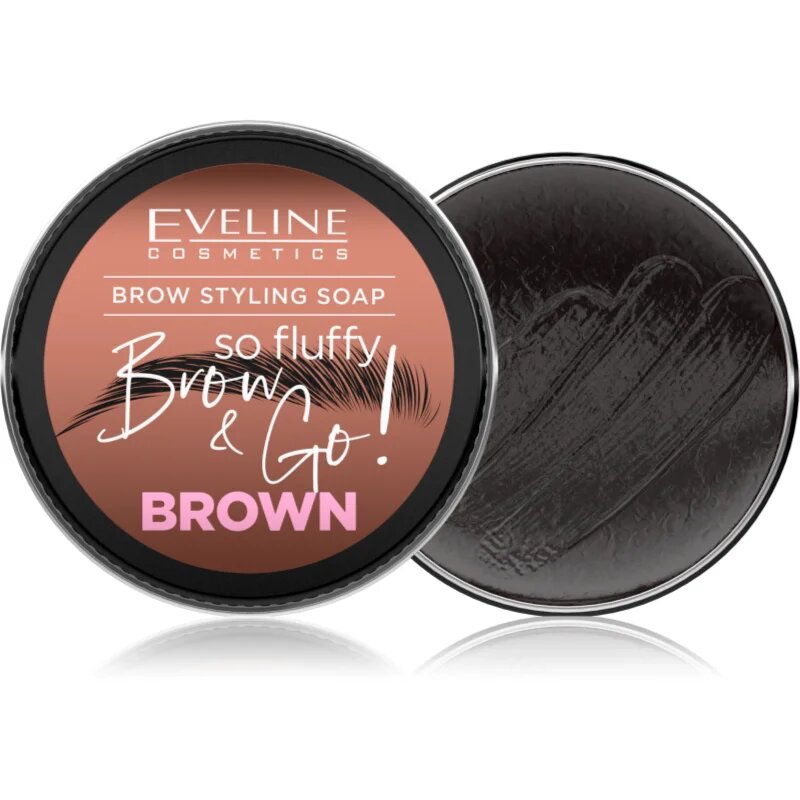 Eveline Cosmetics Brow & Go! stiling milo za obrvi odtenek Brown 25 g