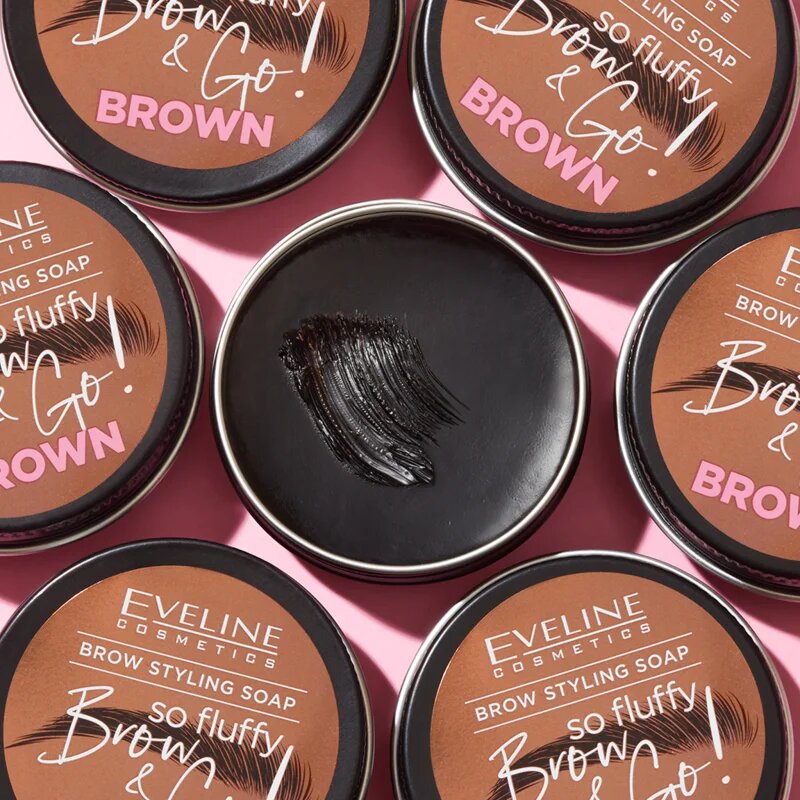 Eveline Cosmetics Brow & Go! stiling milo za obrvi odtenek Brown 25 g