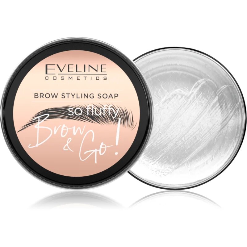 Eveline Cosmetics Brow & Go! stiling milo za obrvi odtenek Transparent 25 g