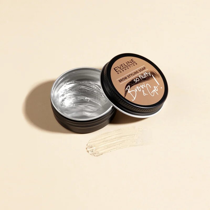 Eveline Cosmetics Brow & Go! stiling milo za obrvi odtenek Transparent 25 g