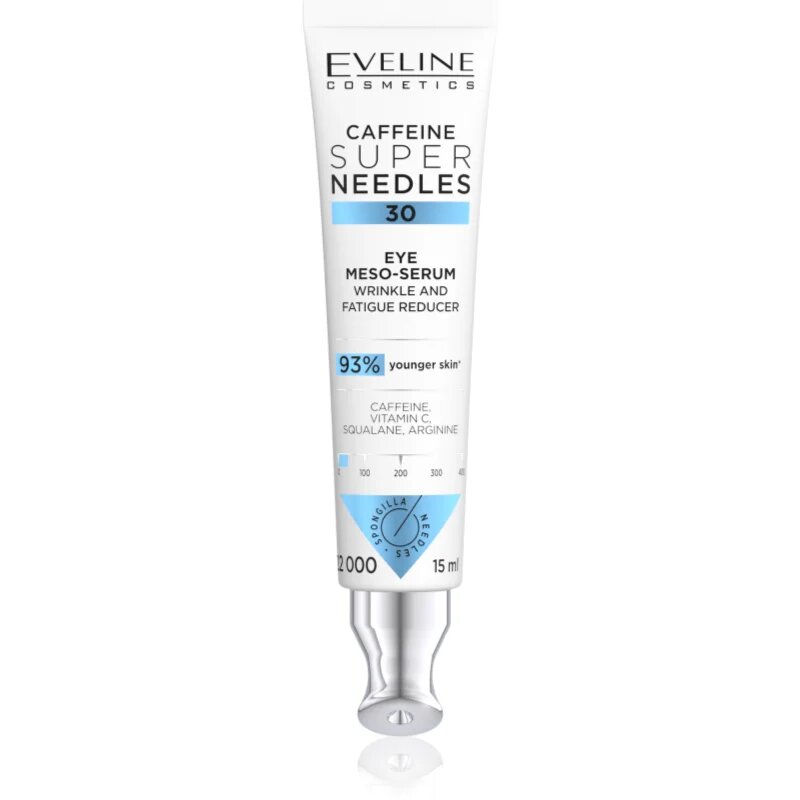 Eveline Cosmetics Caffeine Super Needles 30 serum za predel okoli oči proti gubam 15 ml