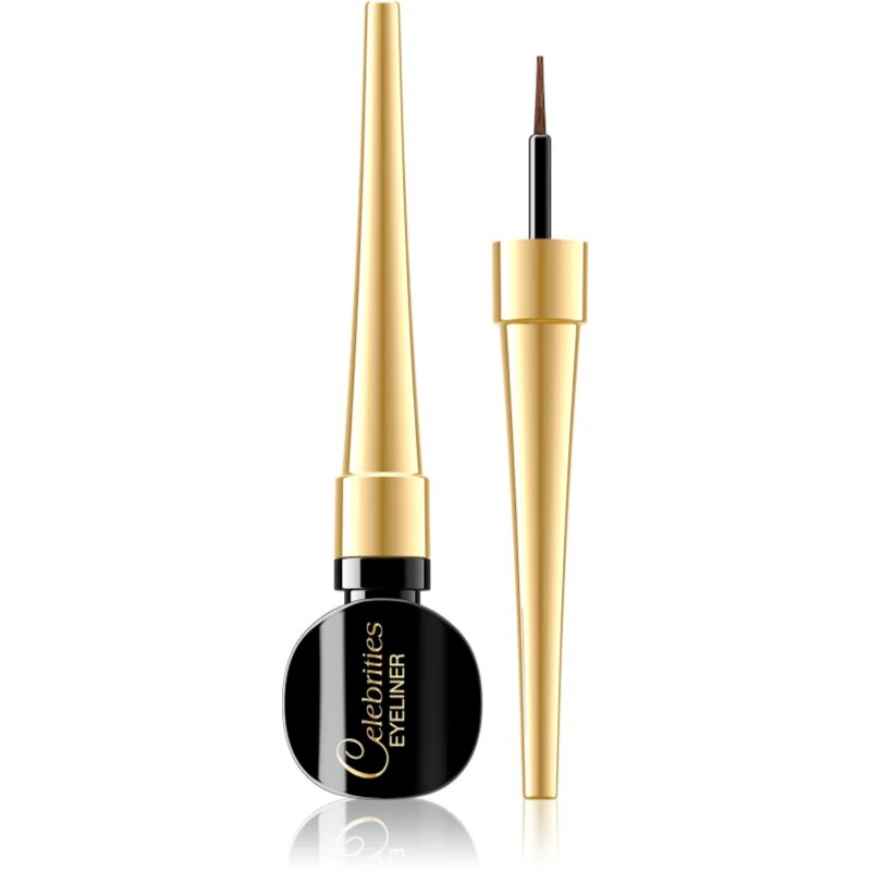 Eveline Cosmetics Celebrities tekoče črtalo za oči odtenek Brown 6 ml