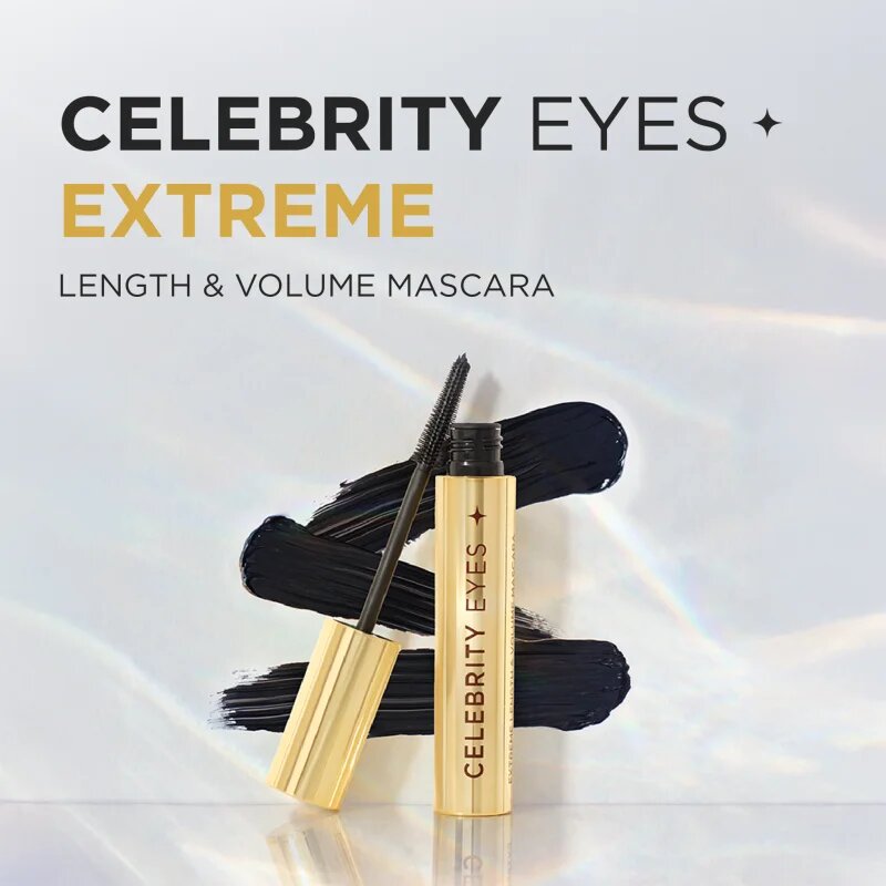 Eveline Cosmetics Celebrity Eyes maskara za ekstra dolžino odtenek Black 7 ml