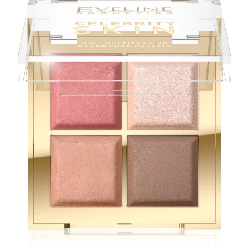 Eveline Cosmetics Celebrity Skin paleta za konture obraza 4 v 1 16 g