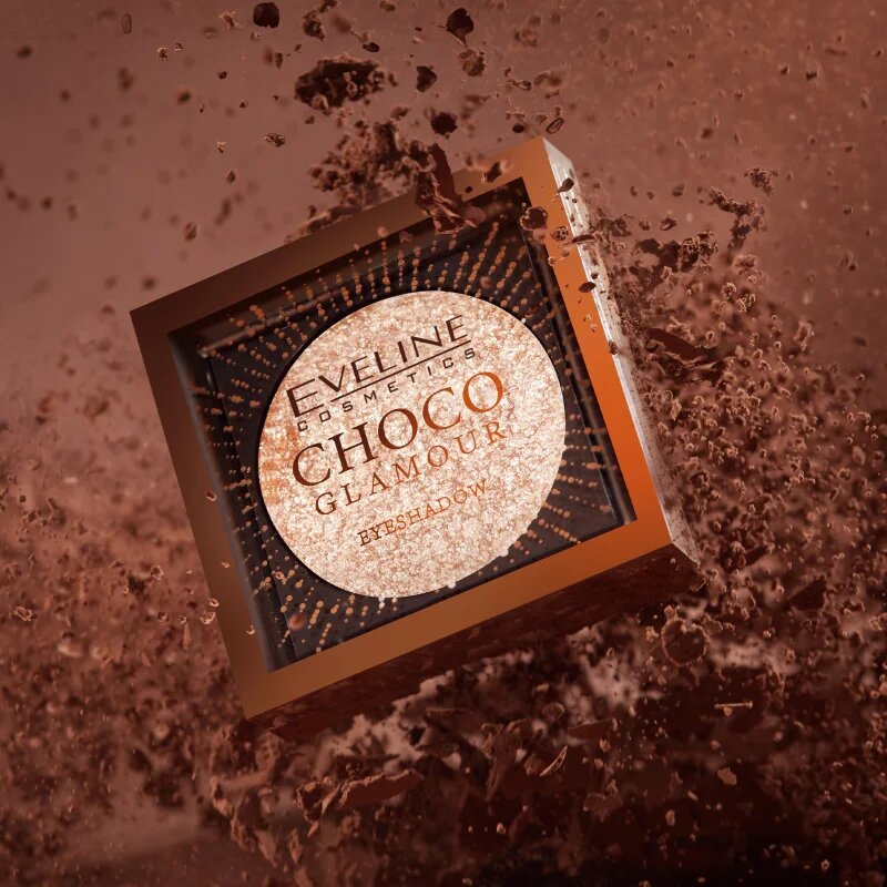 Eveline Cosmetics Choco Glamour bleščeča senčila za oči 35 g