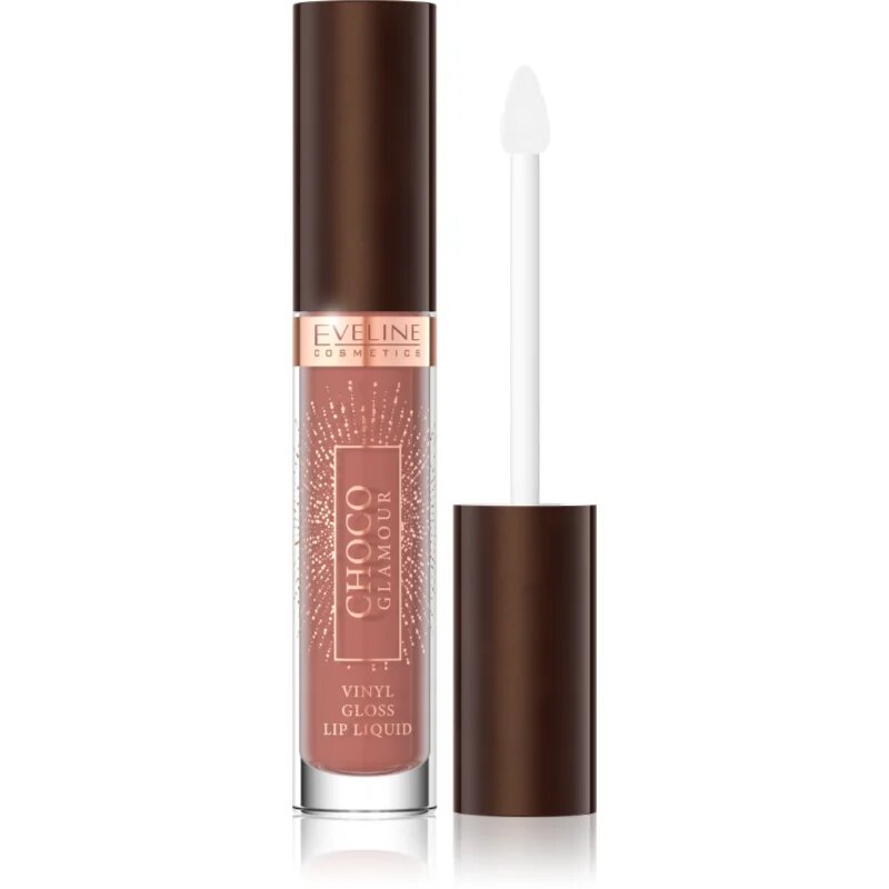 Eveline Cosmetics Choco Glamour vlažilna sijoča šminka odtenek 01 Ruby Chocolate 45 ml