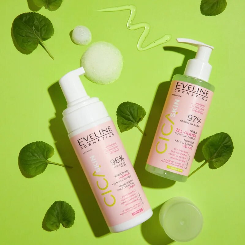 Eveline Cosmetics Cica Skin oil pomirjajoče čistilno olje za obraz 145 ml