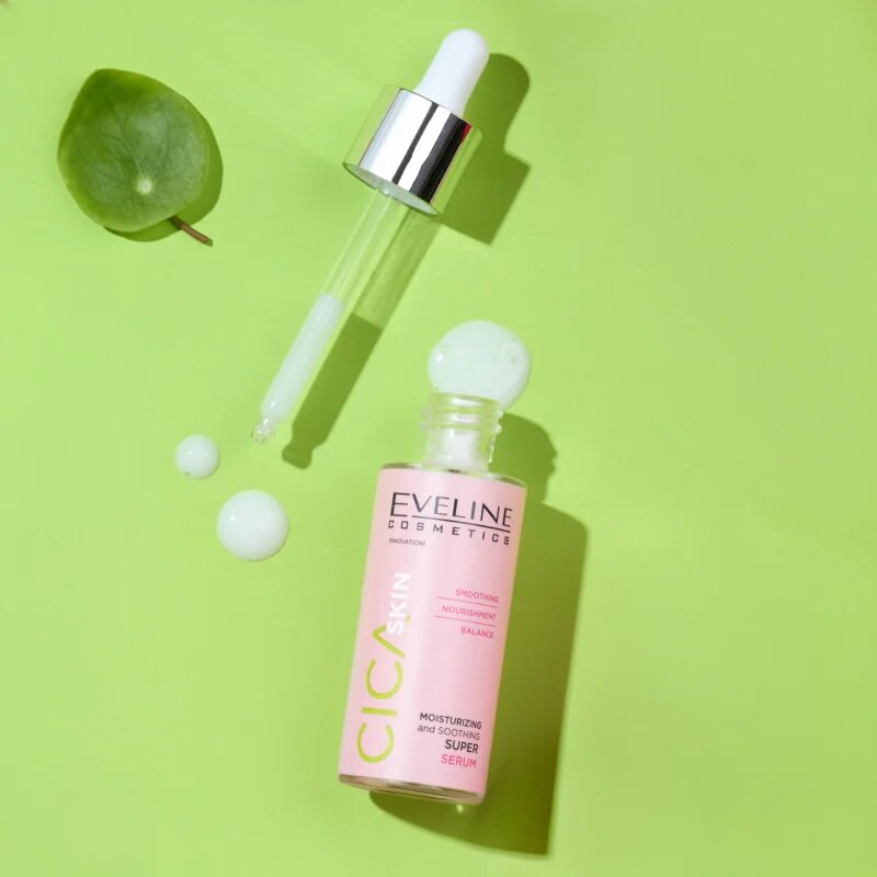 Eveline Cosmetics Cica Skin Serum vlažilni in pomirjajoči serum 30 ml