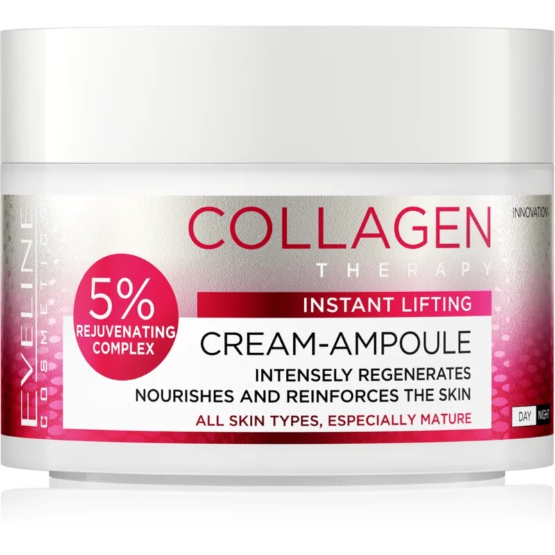 Eveline Cosmetics Cream-Ampoule Collagen intenzivno hranilna krema z učinkom liftinga 50 ml