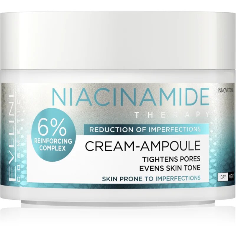 Eveline Cosmetics Cream-Ampoule Niacinamide vlažilna krema proti nepravilnostim na koži 50 ml