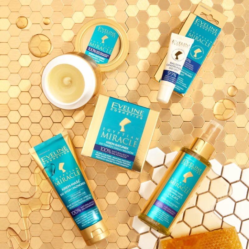 Eveline Cosmetics Egyptian Miracle vlažilna in hranilna krema za obraz telo in lase 40 ml