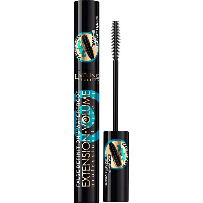 Eveline Cosmetics Extension Volume vodoodporna maskara za podaljšanje trepalnic za ekstra volumen 10 ml
