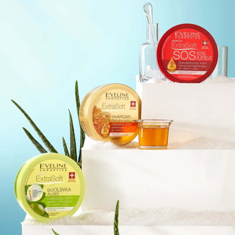 Eveline Cosmetics Extra Soft vlažilna krema za obraz in telo z arganovim oljem 175 ml