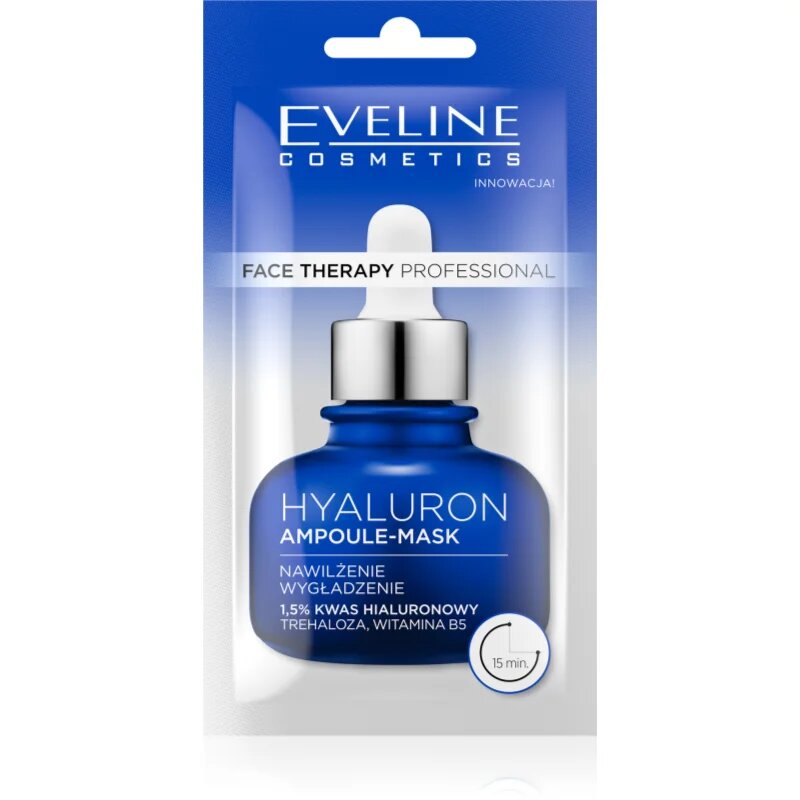 Eveline Cosmetics Face Therapy Hyaluron kremasta maska z vlažilnim učinkom 8 ml