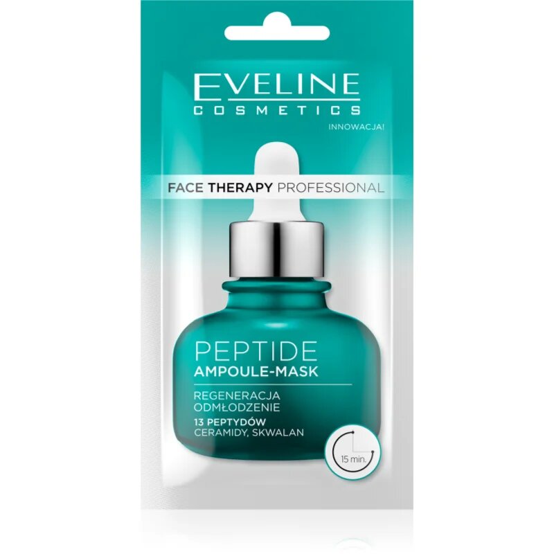 Eveline Cosmetics Face Therapy Peptide kremasta maska za regeneracijo in obnovo kože obraza 8 ml