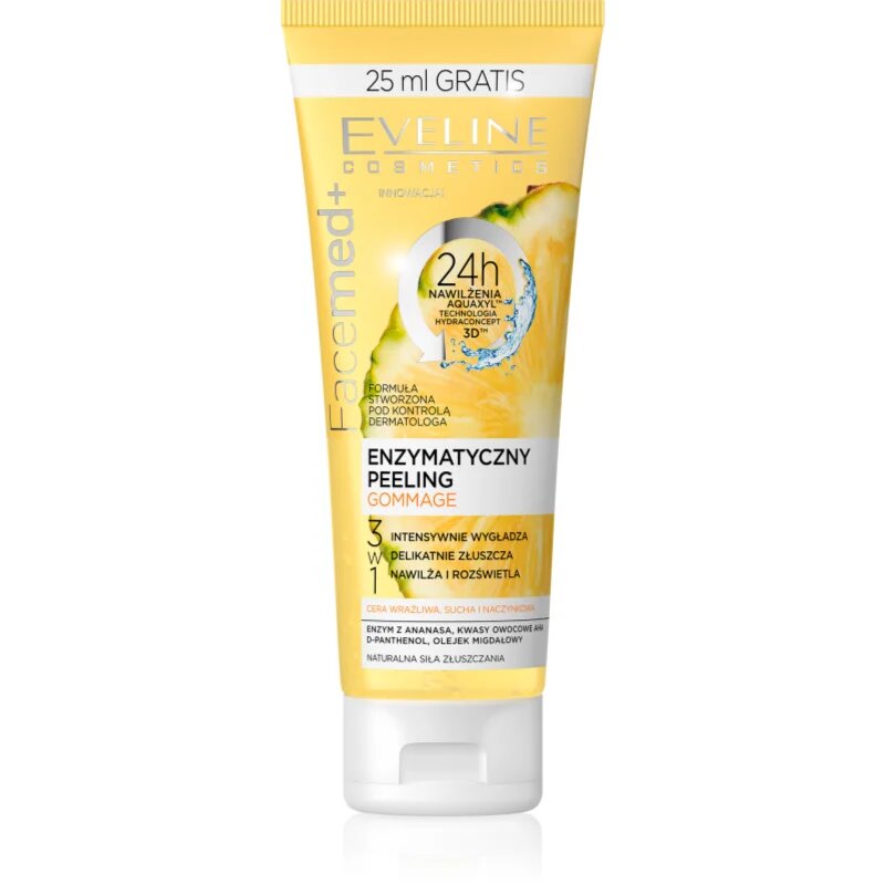 Eveline Cosmetics FaceMed+ encimski piling 75 ml