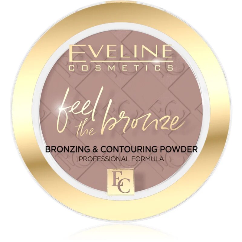 Eveline Cosmetics Feel The Bronze bronz puder za konture odtenek 01 Milky Way 4 g