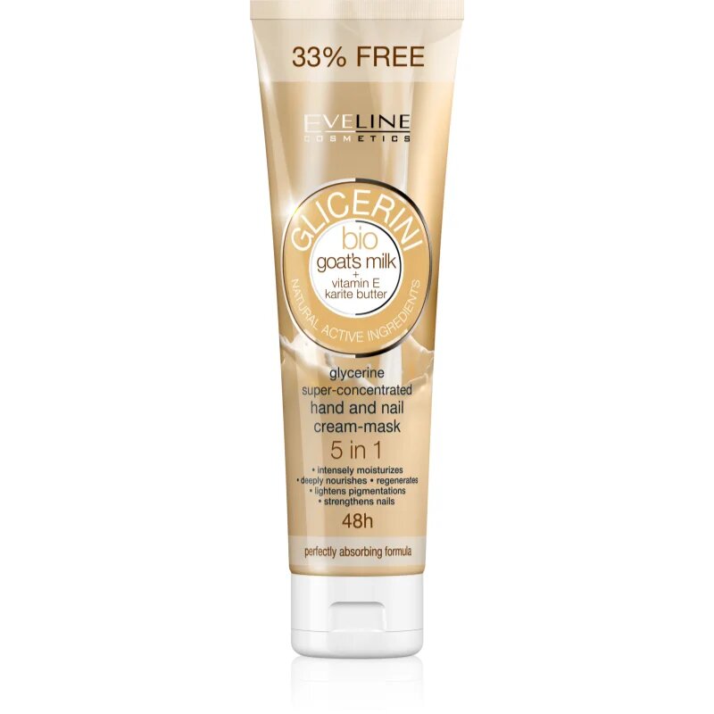Eveline Cosmetics Glycerine krema za roke in nohte s kozjim mlekom 100 ml