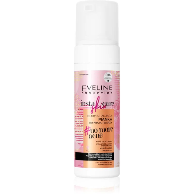 Eveline Cosmetics Insta Skin Care no more acne čistilna pena za obraz 150 ml